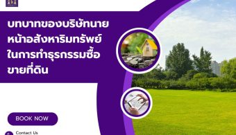 บทบาทของบริษัทนายหน้าอสังหาริมทรัพย์ในการทำธุรกรรมซื้อขายที่ดิน